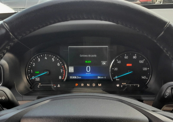 Ford Explorer cena 188000 przebieg: 55500, rok produkcji 2020 z Myślenice małe 301